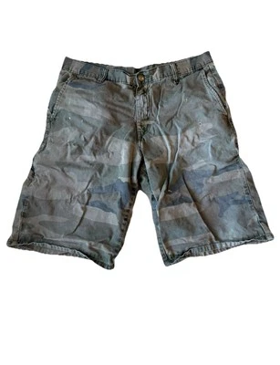Dickies Shorts Camo Size 32 Baggy Y2K Grunge Workwear Pockets Ripstop Skater  - Image 1 of 4