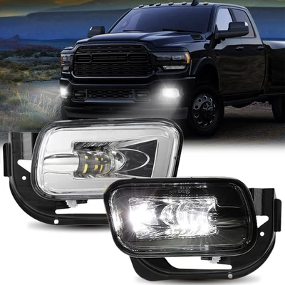 Par de luces antiniebla LED de parachoques selladas luces DOT para Dodge Ram 2500 3500 2010-2018 Foto 1 de 4