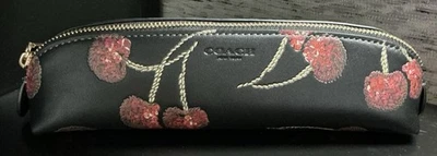Coach вишневый принт карандаш чехол новый с Ярлыками - Изображение 1 из 4