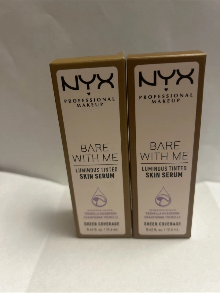 2 NYX Bare with Me Luminous Tinted Serums Dewy Finish, Medium Deep, 0.43 fl oz - Image 1 of 1
