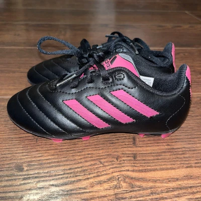 Botines de fútbol Adidas Goletto niñas niños 12 12K rosa/negro zapatos SGC 753002 Foto 1 de 4
