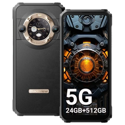 Blackview BL9000 Outdoor Handy 5G 24GB+512GB Android 13 Smartphone 8800mAh/120W - Bild 1 von 4