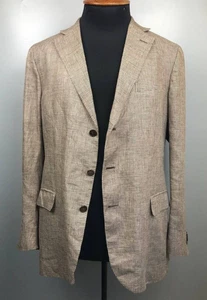 Vintage Zegna Linen Blazer – Size 54 - Picture 1 of 10