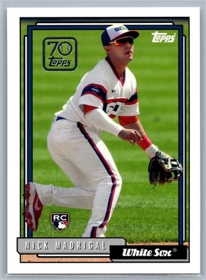 2021 Topps #70YT-42 Nick Madrigal 70 Years of Topps Baseball (Series 2) - Image 1 of 2