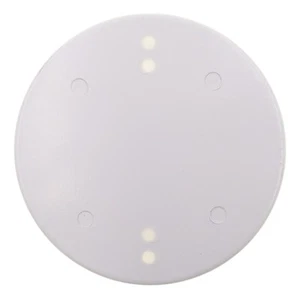THOMAS & BETTS 4062-WHITE ROUND ELECTRICAL FIXTURE BOX BLANK COVER, WHITE - Picture 1 of 2