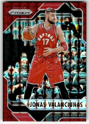 2016-17 Panini Mosaic Prizm Red Jonas Valanciunas #100 Toronto Raptors - Image 1 of 2