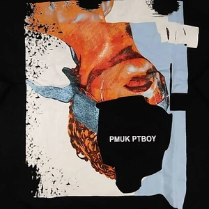 Neu ohne Etikett Sails PT-Boy Japan Streetwear 2-seitiges kurzärmliges schwarzes Oberteil Größe XL locker - Bild 1 von 5