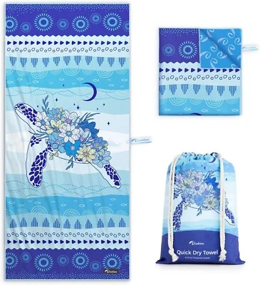 OCOOPA Microfiber Beach Towel Fast Drying Oversize Ocean Sand Free Extra soft - Image 1 of 4