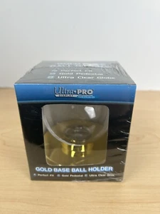 NUOVO Ultra Pro Baseball Base Oro Vetrina Porta Palline  - Foto 1 di 5