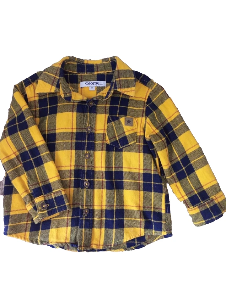 Camisa George Urban Pipeline Talla 2T, 100% Algodón Para Niño  Foto 1 de 4