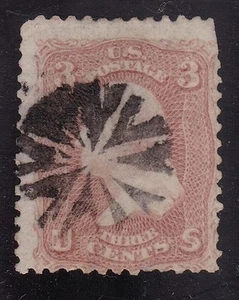 *KAPPYSSTAMPS 6380 US SCOTT# 65 F-VF USED WITH FANCY / SEMI FANCY CANCEL - Picture 1 of 2