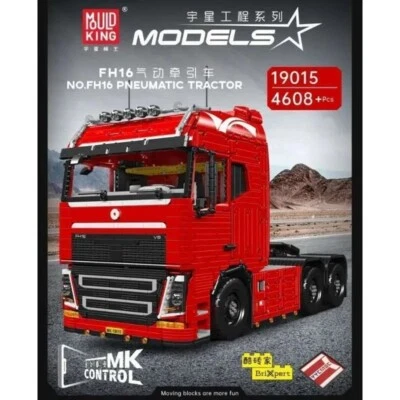 Mould King Remote control Truck tractor Unit With Optional Trailer large lorry