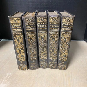 1909 REISEN DURCH BUCHLAND Führer & 1-4 Satz, schön illustriert schwarz - Bild 1 von 12