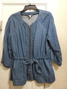 Charter Club Denim Shirt 0x - Picture 1 of 6
