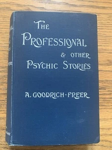 Antique 1900 THE PROFESSIONAL & OTHER PSYCHIC STORIES Ghost Stories OCCULT TALES - Picture 1 of 9