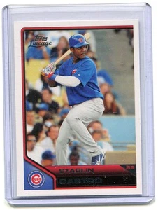 2011 Topps Lineage Baseball Card Starlin Castro Chicago Cubs Near Mint # 136 - Picture 1 of 1