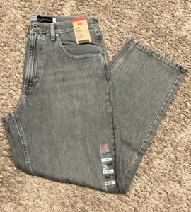 Levi's SilverTab Loose Taper Fit Jeans Gray 100% Cotton 34X30 NWT RT$79.5 B18 - Picture 1 of 7