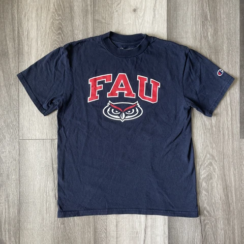 FAU Florida Atlantic University Owls Youth Medium (7/8) Champion T-Shirt Cover