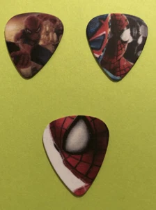 Spiderman Lot of 3 Collector's Guitar Picks - NEW- Free Shipping #1 - Picture 1 of 1
