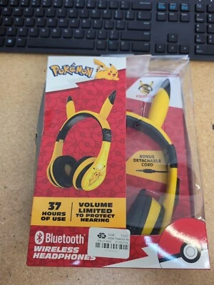 eKids - Pokemon Pikachu Bluetooth Headphones - yellow - Image 1 of 4