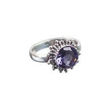 Regalo di anello di gioielli di design in argento sterling 925 con iolite...