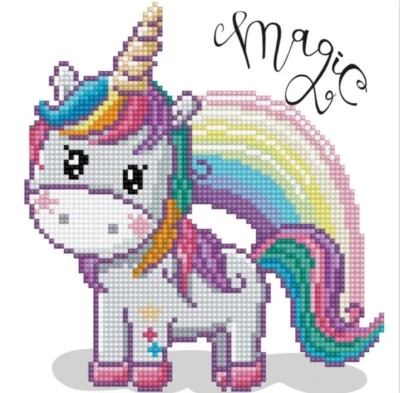 Diamond Dotz “Magic Rainbow” 5D Diamond Painting, Diamond Art Kit, Unicorn - image 1 of 4