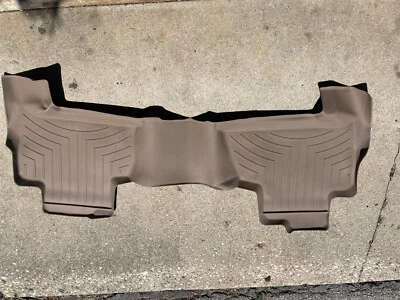 Forros de piso WeatherTech bronceados - Chevrolet Tahoe 2015-2019 delantera y segunda fila Foto 1 de 4