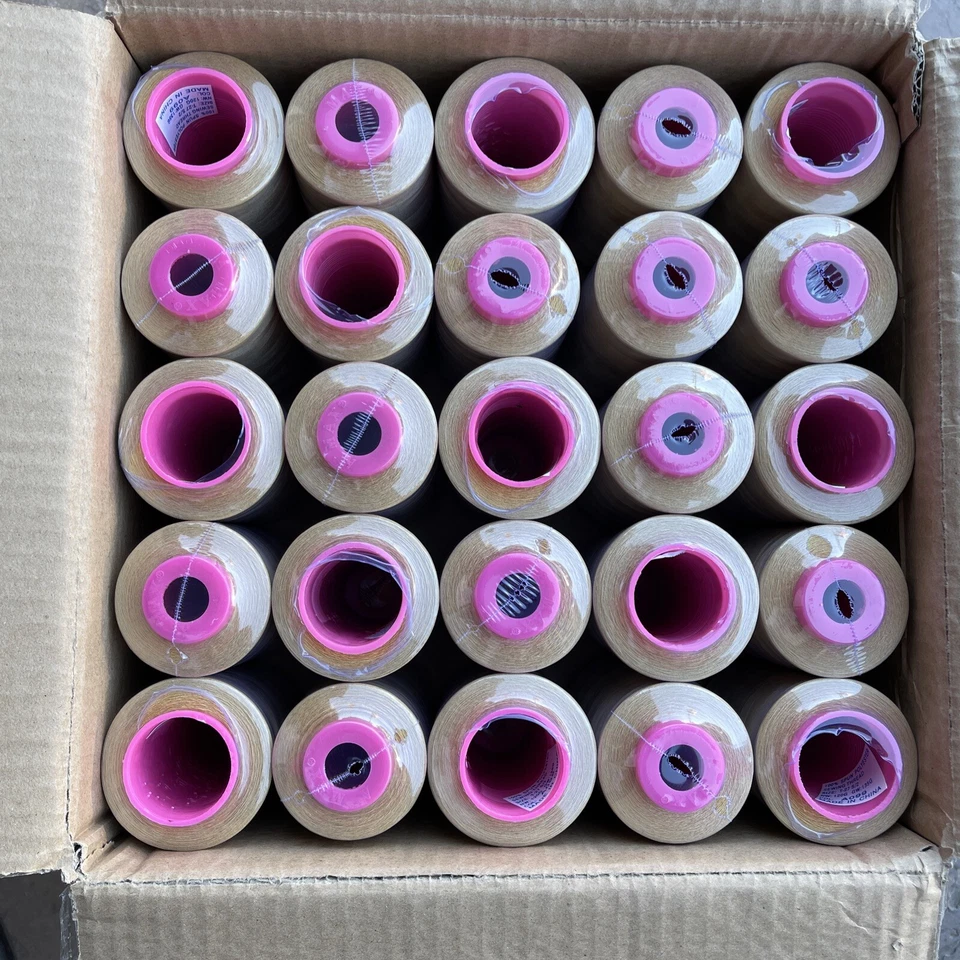 50 Spools Gold Serger Overlocker Quilting Sewing Machine Threads T27 Quality - Image 1 of 3