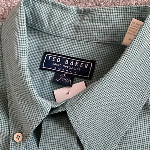 Men's Long Sleeves Ted Baker (Green)- size 4 - Picture 1 of 7
