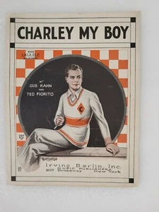 "Charley My Boy" by Gus Kahn & Ted Fiorito Vintage Sheet Music  - Imagen 1 de 4