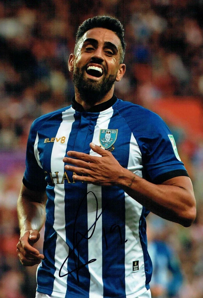 Marco MATIAS Sheffield Wednesday SWFC SIGNED 12x8 Photo 2 + Dealer COA OWLS - Image 1 of 1