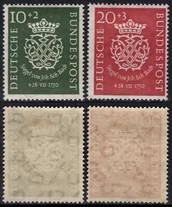 Germany Post Juan Sebastian Bach - 2 Stamps - Picture 1 of 1