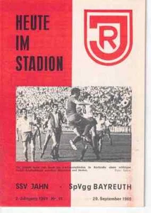 Quaderno programma calcio 69/70 coppa Jahn Regensburg - SpVgg Bayreuth - Foto 1 di 1