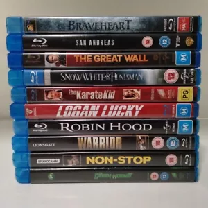 Action / Adventure Blu-ray Bulk Bundle Lot 10 Movies Region B Braveheart + more - Picture 1 of 22