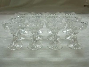 12 ORREFORS ORR58 CRISS-CROSS CORDIAL GLASSES - Picture 1 of 3