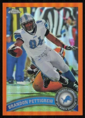2011 Topps Chrome Orange Refractors #49 Brandon Pettigrew - Image 1 of 2