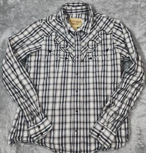 Camicia Cowgirl Legend Western Pearl Snap donna media borchiata sorriso tasca rodeo - Foto 1 di 11
