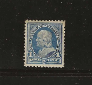 US Scott #246 mint 1c Ultramarine Franklin, 1894 reg issue unwmk, glazed og, f/v - Picture 1 of 2