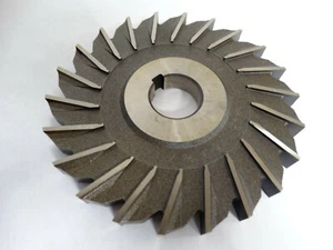 F&D Side Mill Cutter - Straight Tooth HSS - 5" Dia x 15/32" Wide x 1" Hole - Picture 1 of 3