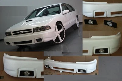 CHEVROLET CAPRICE IMPALA SS FRONT BUMPER COMBO GRILL & FOGLIGHTS COVERS BODY KIT Foto 1 de 4