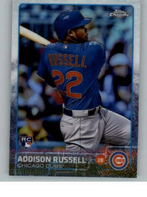 2015 Topps Chrome #24 Addison Russell RC (ref 137045) - Image 1 of 2