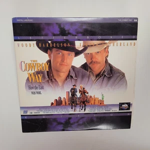 The Cowboy Way Laserdisc Woody Harrelson Kiefer Sutherland Letterboxed Edition - Picture 1 of 7