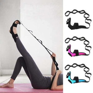 Yoga Trainer Flexibility Stretch Band Leg Fascia Stretcher Ballet Strap - Picture 1 of 14