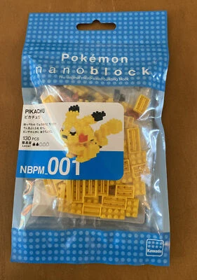 Pikachu Pokemon Nanoblock Micro Sized Building Block Construction Brick - Image 1 of 2