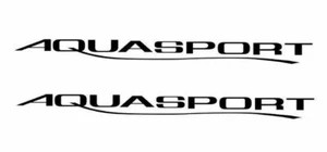 AquaSport Boat Marine Yacht Decals (Set Of 2) – OEM New Oracle     - Picture 1 of 3