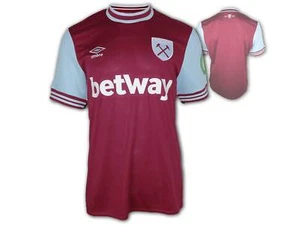 West Ham United Home Jersey 24 25 Red Umbro WHUFC Hammers Shirt M-3XL - Picture 1 of 5