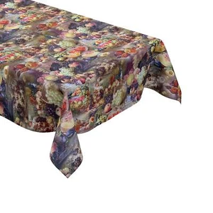 MEWATU Nappe de Table en Toile Cirée Fruits Renaissance 172A Carré Rond Oval - Photo 1/4
