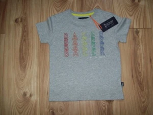 NEW BOYS TED BAKER TOP AGE 6, Grey Cotton Logo T-shirt, Holidays Summer - Picture 1 of 6