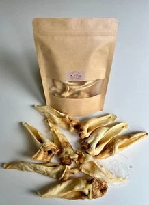 100 % natürliche isländische gluten- und getreidefreie Lammohren Hund oder Welpe kauen 100 g - Bild 1 von 12