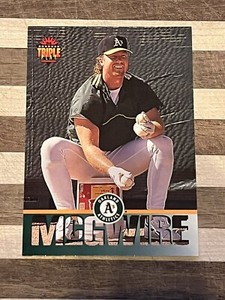 1994 Donruss Triple Play Baseball Mark McGwire Card #5